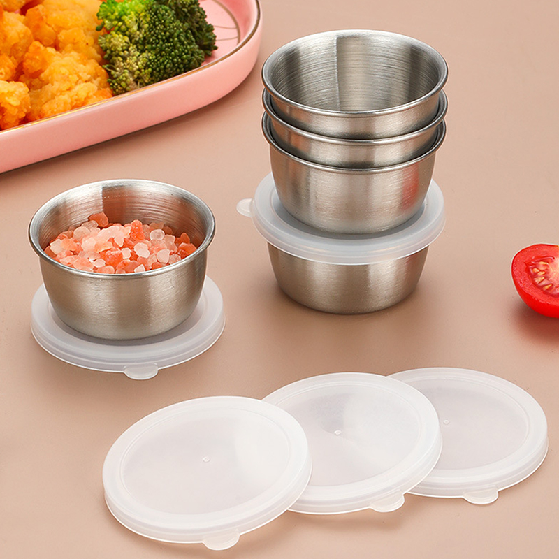 휴대용 스테인리스 스틸 샐러드 드레싱 용기, 누수 방지 - Sauce Dipping Cup 리뷰 및 가격